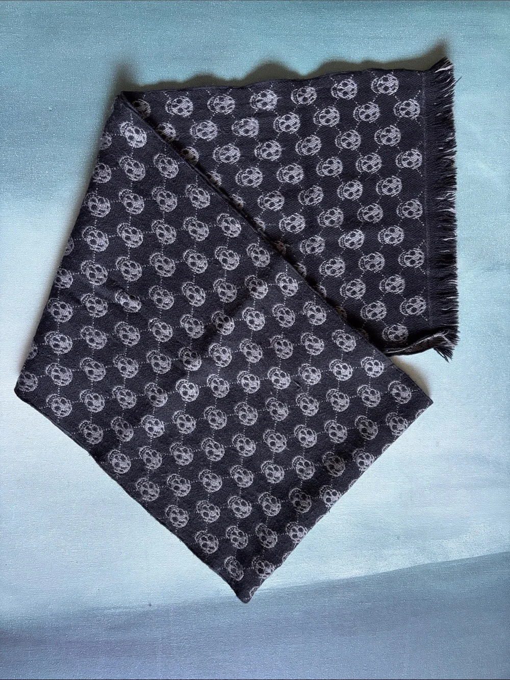 Alexander McQueen Wool Scarf Vintage Y2K